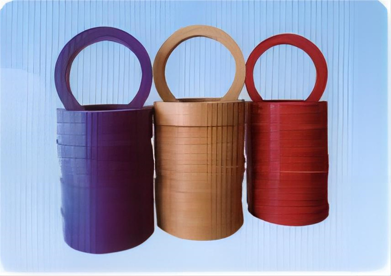 Longitudinal shear series rubber ring