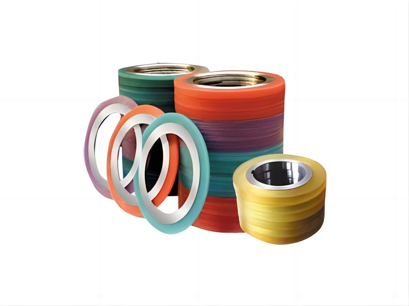 Longitudinal shear series rubber ring