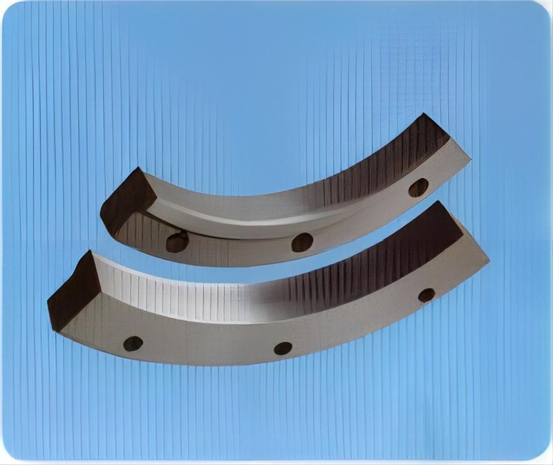 Longitudinal cutting disc series blades
