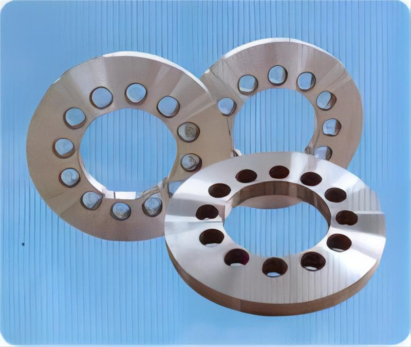 Longitudinal cutting disc series blades